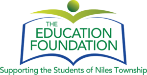The Education Foundation logo with the tagline - Supporting the Students of Niles. 